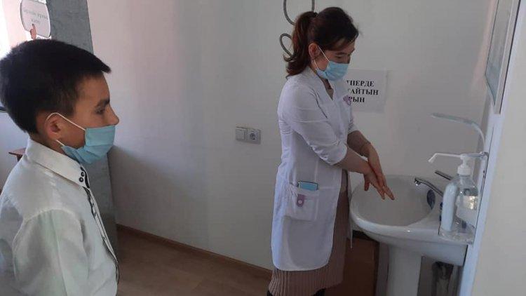 "Коронавирустан қорғану шаралары" түсіндірме жұмыстары