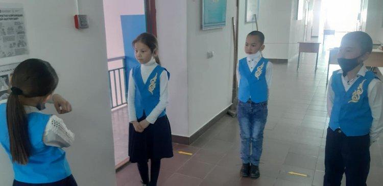 "Коронавирустан қорғану шаралары" түсіндірме жұмыстары