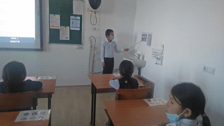 "Коронавирустан қорғану шаралары" түсіндірме жұмыстары