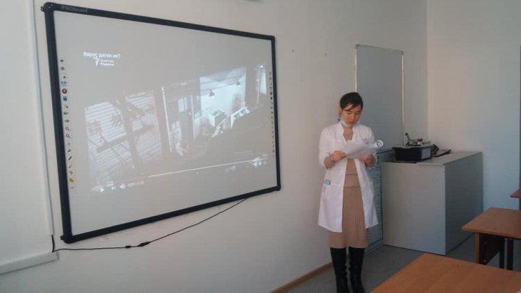 "Коронавирустан қорғану шаралары" түсіндірме жұмыстары