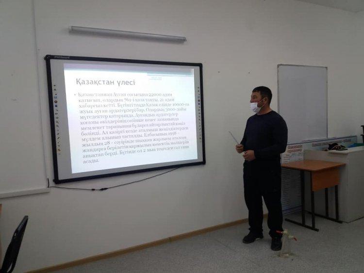 "Ауғанның от жалыны" сынып сағаты