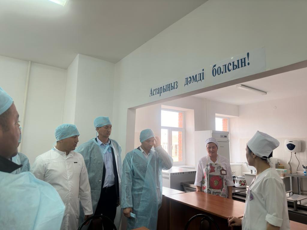 Мектепішілік мониторингтік топ мектеп асханасына зерделеу жүргізді