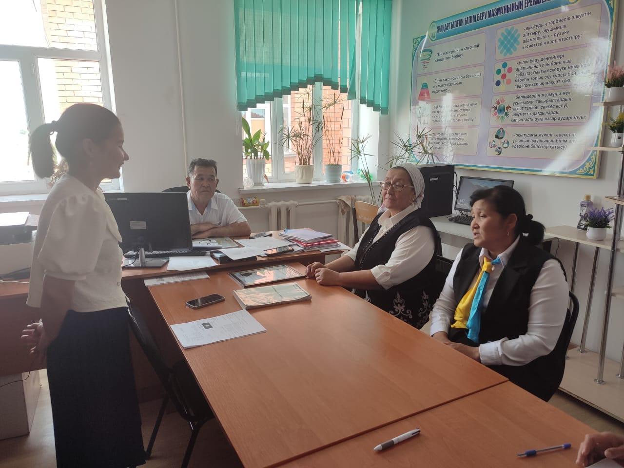 Ашық сабақтан көрнініс